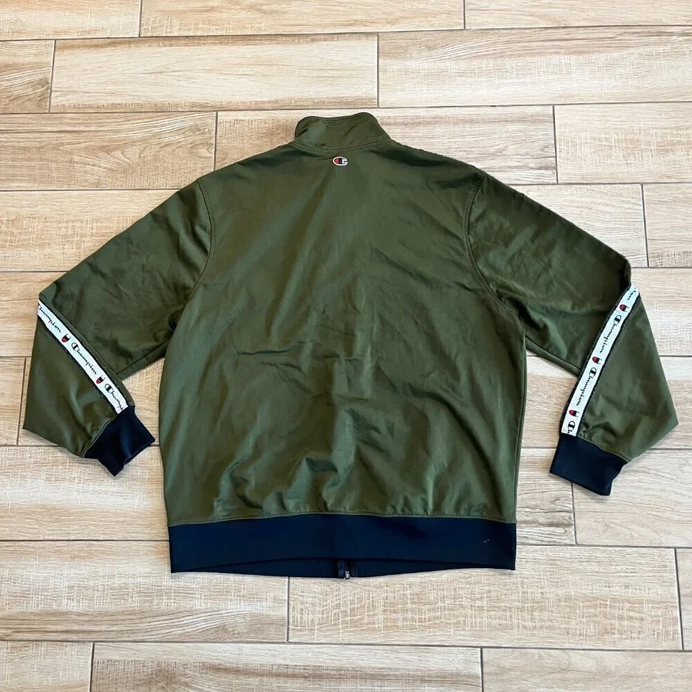 Mens Champion Green Zipper Jacket - XL